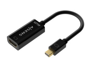 Cable AISENS MiniDP/M a HDMI A/H 15cm Negro