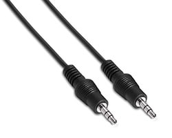 Cable AISENS Audio 2x3.5mm/M 1.5m Negro