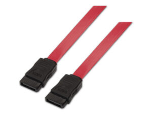 Cable AISENS SATA3 (7-pin) 0.5m Negro/Rojo