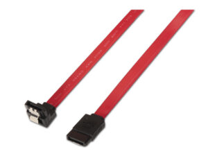 Cable AISENS SATA3 (7-pin) 0.5m Negro/Rojo