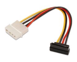 Cable AISENS Molex/H a SATA/M 16cm Cable AISENS Molex/H a SATA/M 16cm