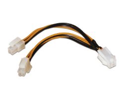 Cable AISENS 2x4-pin/M a 4-pin/H 15cm Cable AISENS 2x4-pin/M a 4-pin/H 15cm