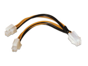 Cable AISENS 2x4-pin/M a 4-pin/H 15cm