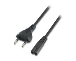 Cable AISENS CEE7/M a C7/H 1.5m Negro Cable AISENS CEE7/M a C7/H 1.5m Negro