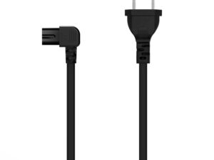 Cable AISENS Acodado CEE7/M a C7/H 3m Negro