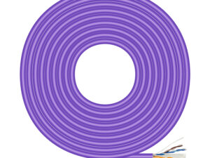 Cable AISENS RJ45 Cat.6 CCA 100m Violeta
