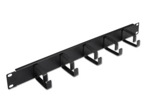 Organizador Cables Metálico AISENS 1U Negro