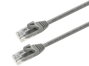 Cable AISENS RJ45 Cat.6a UTP 25cm Gris