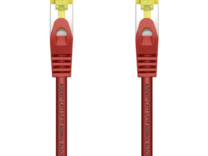 Cable AISENS RJ45 Cat.7 SFTP AWG26 1m Rojo