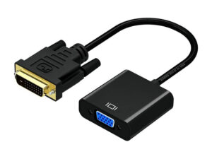 Cable AISENS DVI-D/M a VGA/H 10cm Negro