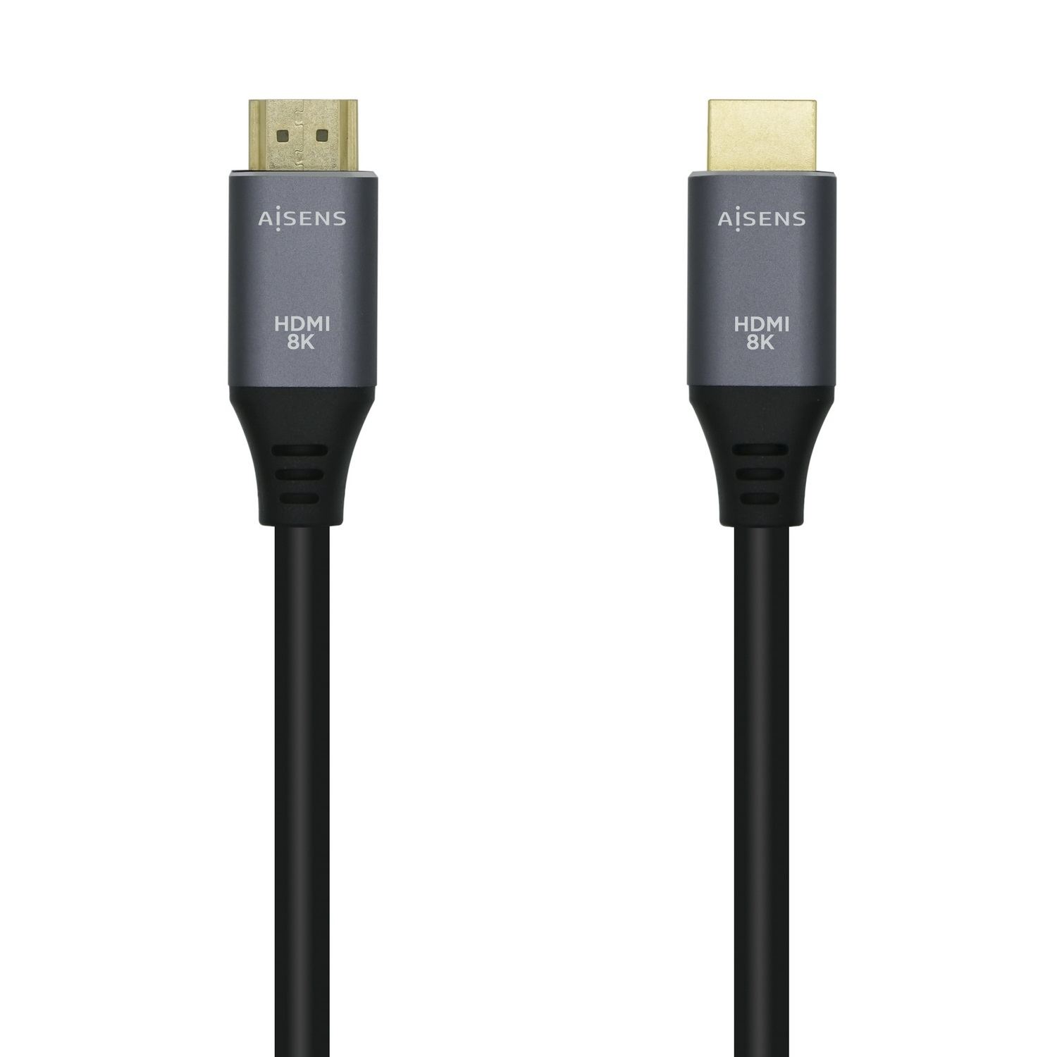 Cable AISENS HDMI/M a HDMI/M 1m Gris/Negro Cable AISENS HDMI/M a HDMI/M 1m Gris/Negro
