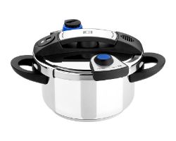 Olla Rápida Bra Tekna Ø22cm 4L Acero/Plata