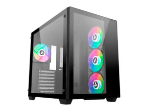 Caja Abysm Danube Sava 285 BX203 ATX Negra