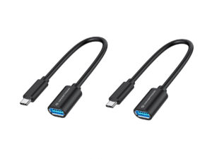 Cable CONCEPTRONIC USB-C/M a USB-A/H Kit 2