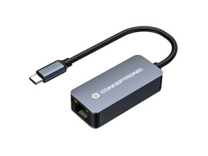 Adaptador CONCEPTRONIC USB-C 3.0 a RJ45 Gris