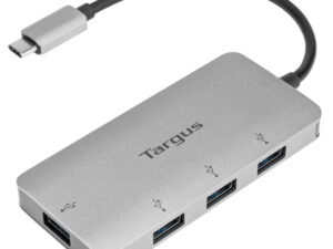 Hub TARGUS USB-C a 4x USB-A Plata