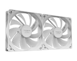 Ventilador TACENS Anima 12cm 2Unidades Blanco