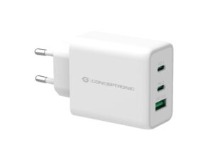 Cargador Pared CONCEPTRONIC 2Usb-C 1Usb-A