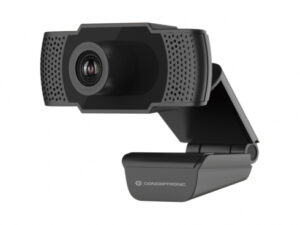 WebCam CONCEPTRONIC FHD Micrófono USB Negra