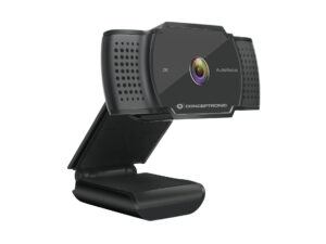 WebCam CONCEPTRONIC 2K FHD Micrófono Negra