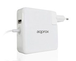 Cargador Approx 45W 1xUSB-C Portátil Blanco