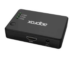 Switch Approx 4K/30Hz 3xHDMI Negro