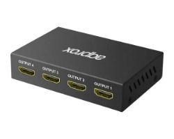Splitter Approx 4K/30Hz 4xHDMI Negro