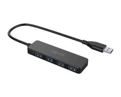 Hub Approx USB-A 3.0 a 4xUSB-A 3.0 15cm Negro