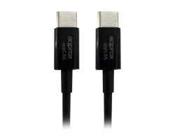 Cable Approx USB-C/M a USB-C/M PD 30W Negro