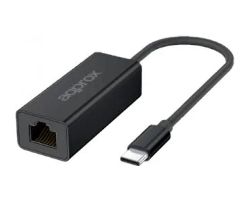 Adaptador Red Approx USB-C 2.5Gbit Negro