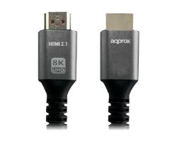 Cable Approx HDMI/M a HDMI/M 1m Negro/Gris
