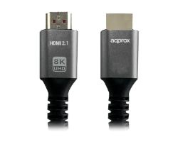 Cable Approx HDMI/M a HDMI/M 2m Negro/Gris