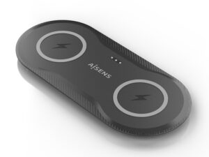 Estación Carga AISENS Qi 2en1 USB-C