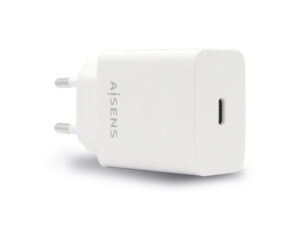 Cargador Pared AISENS 20W 1xUSB-C Blanco