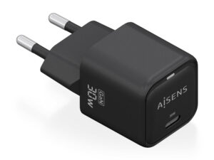 Cargador AISENS GaN 30W 1USB-C Negro