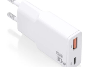 Cargador Pared AISENS USB-A USB-C 30W