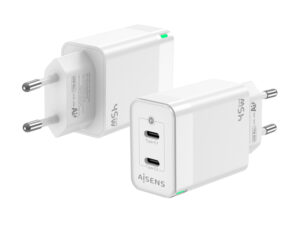 Cargador Pared AISENS 2Usb-C 45W