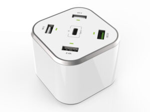Cargador de Mesa AISENS 48W 5xUSB Blanco