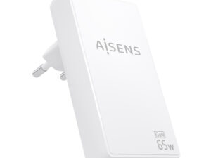 Cargador Pared AISENS GaN 65W UDB-A/C