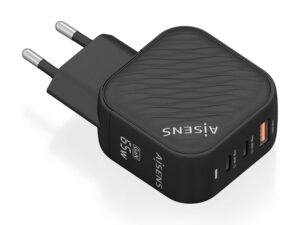 Cargador Pared AISENS USB-A USB-C 65W