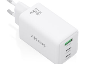 Cargador AISENS 65W 2xUSB-C 1xUSB-A