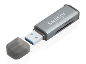 Lector Tarjetas AISENS USB-A 3.0 Gris