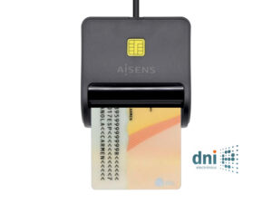 Lector Tarjetas AISENS DNIe USB 2.0 Negro