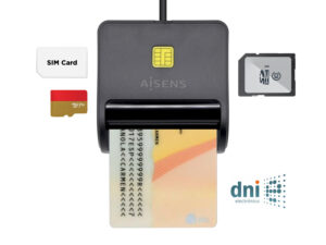 Lector Tarjetas AISENS DNIe USB 2.0