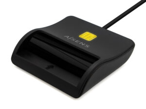 Lector Tarjetas AISENS DNIe Usb-C Negro