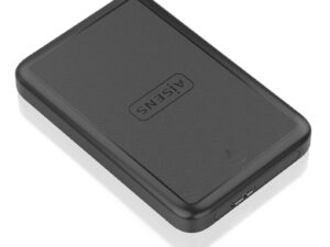Caja AISENS HDD/SSD 2.5" mUSB USB-C Negra
