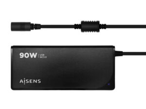 Cargador AISENS 90W 12 DC USB-A Negro