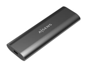 Caja AISENS SSD M.2 SATA USB-C 3.1 Gris