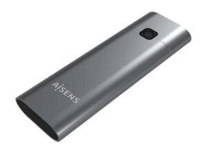 Caja AISENS SSD M.2 NVMe USB-C 3.1 Gris