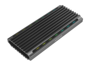 Caja AISENS SDD M.2 SATA/NVMe USB-C Gris